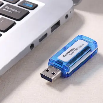 Mälukaardi Lugejad Kaasaskantav 4 in 1 kaardilugeja Multi Card Reader USB 2.0 all in One Väline Micro SD TF, MS Micro M2