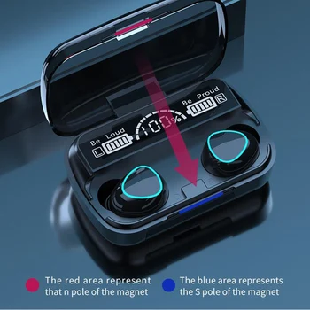 Vufine M10 Bluetooth 5.1 Kõrvaklapid Laadimise Kasti Traadita Kõrvaklappide Stereo Sport Veekindel Earbuds Kõrvaklapid Mikrofoniga