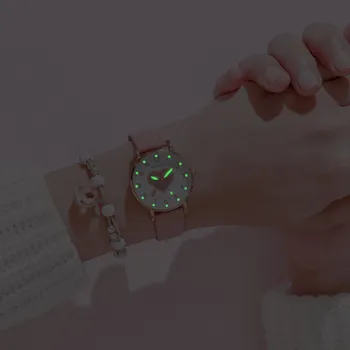 Uus Armas Naiste Kellad Mood Helendav Südame Randme Õpilane Vaata korea lihtne tüdruk Watch Reloj Mujer Kell Kingitused Naistele