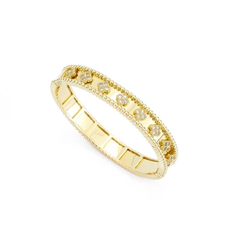 Bangles Naiste kulla värvi vasest materjalide uued luksus brändi mood klassikaline lovers käevõru Gold Trendikas Ehteid Kingitused