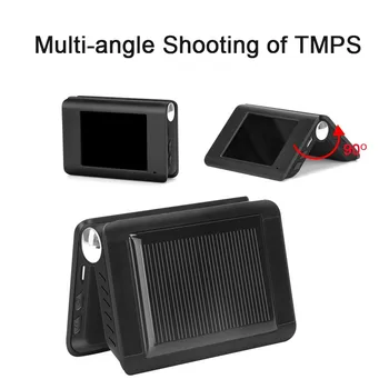 TPMS Päikeseenergia rehvirõhu Jälgimise Süsteem 4 Andurid LCD reaalajas Ekraanil Auto Rehvi Rõhu Auto Alarm Süsteem