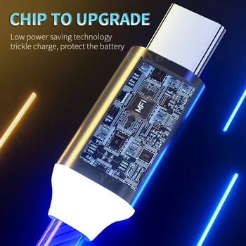 LED Light Hõõguv Kaabel Mobiiltelefoni Laadimiseks Micro-USB-Kaablid C-Tüüpi Laadija iPhone Xiaomi Huawei Samsung Tasuta pikendusjuhet