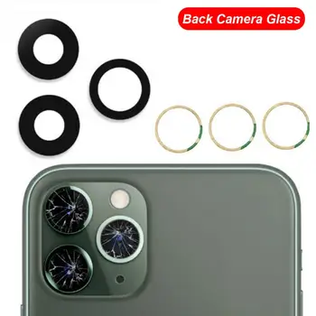 50TK Tagumine Kaamera Klaasist Objektiiv iPhone 12 pro max 12 mini 11 pro max X-Xr, Xs 6 6s 7 8 plus Tagasi Kaamera Klaas Objektiivi asendamine