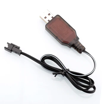 6V Laadimine USB Kaabel 4.8 V 250mA SM 2 P Adapter Plug Off-road RC Auto, Ni-Cd Ni-MH Akud Pack