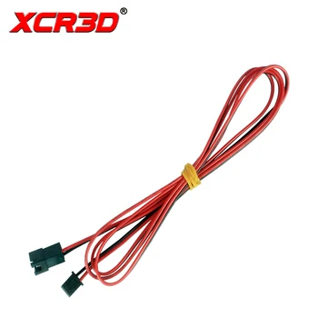 XCR3D 2tk/lot 3D Printeri Osad jahutusventilaator Power Interface Laiendamine Takisti Kaabel 2pin XH2.54 Ühendus Line Pikendab Traat