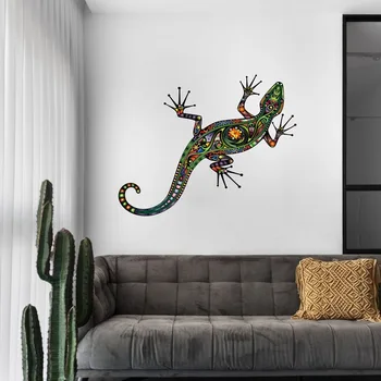 3D Stereo Roomajate Gecko Seina Kleebis elutoas Diivan Taustaks Loominguline Seina Kaunistamiseks Esteetiline Seinamaaling Tuba Decor Isekleepuv