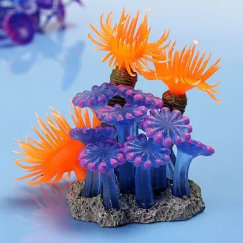 Kõrge kvaliteediga Vaik Silikoon Kala Tank Kunstlik Võltsitud Taim, Loom Ornament Akvaariumi Võltsitud coral akvaariumi dekoratsioon Dropship #10940