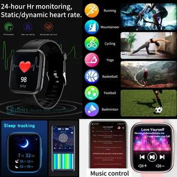Uus 2021 Smart Watch Mehed Naised Smartwatch Electronics Smart Kella Android, IOS Fitness Tracker Sport Mood Smart-vaata