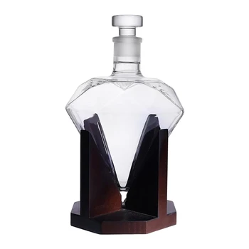 850ml Crystal Viski oodake, karahvin Luksuslik Vein Pourer Whisky Dispenser