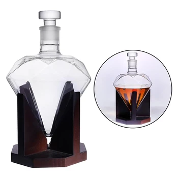 850ml Crystal Viski oodake, karahvin Luksuslik Vein Pourer Whisky Dispenser