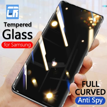 Privacy Screen Protector Samsung Galaxy S20 S21 Ultra S10 S9 S8 Lisa 20 8 9 10 Pluss S20 FE A71 A51 Anti Spy Karastatud Klaas