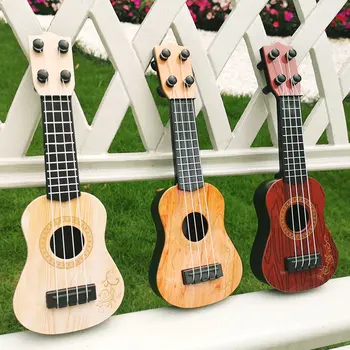 Ukulele Mänguasi Lastele Väike Kitarr Mudel Muusika Valgustatuse Muusikariista Kitarr Mänguasi Mini Nelja-String Guitar Lapsed Mänguasjad