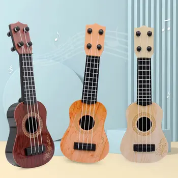 Ukulele Mänguasi Lastele Väike Kitarr Mudel Muusika Valgustatuse Muusikariista Kitarr Mänguasi Mini Nelja-String Guitar Lapsed Mänguasjad