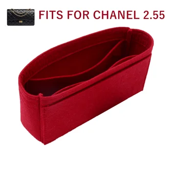 Sobib Chanel 2.55 Asetage Kott Korraldaja Meik Käekott Korraldaja Kantav Kosmeetika kott naistele luksuslik disainer kott korraldaja