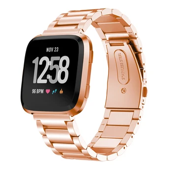 Randmepaela Jaoks Fitbit Vastupidi/Versa2 2 Smart Watch Metall Roostevabast Terasest Bänd Fitbit Vastupidi 2 /Lite Quick Release Rihm Correa