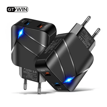 GTWIN Kiire laadimine usb multi-port Euroopa standard Briti ja Ameerika mobiiltelefoni laadija reisi laadimine pea power adapter