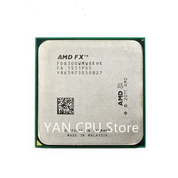 Tasuta Kohaletoimetamine AMD FX-8300 FX 8300 FX8300 3.3 GHz Kaheksa-Core 8M Protsessor Socket AM3+ CPU 95W Bulk Package FX-8300
