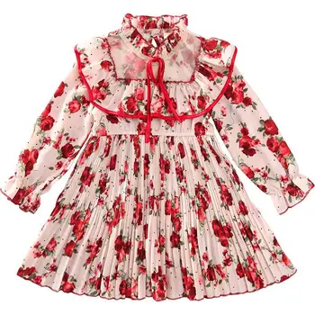 Tüdrukute Kleidid Kevadel ja Sügisel 2021 Uus Printsess Kleit 11 Lapsed Lepinguosalise Kleit lasteriided 12 Väikelapse Tüdruku Sügis Riided 9