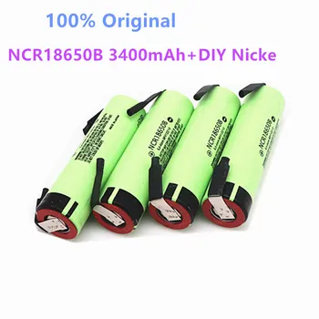 Originaal Nuevo NCR 18650B 18650 Li-ion recargable de la batera de 3400 mAh 3,7 V para linterna/või +DIY nquel pieza