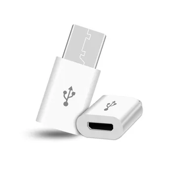 5tk Mini Type C Adapter Micro-USB-Naiste C-Tüüpi Mees Adapter Telefoni Mikro-USB-C Type-C USB 3.1 Andmete Laadimine