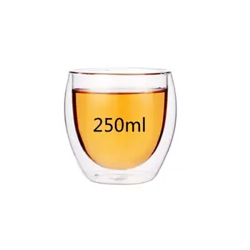 80/250/350/450ml kuumakindel Double-layer Klaasi Tee Piim Kohv, Vesi, Tass, Klaas Kruusid Kahekordse Seina Klaasist Kruus Drinkware