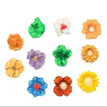 Päevalill Kasvas Lilled Kujuga Silikoonist Hallituse Kook Piiri DIY Kaunistamiseks Šokolaadi -, Suhkru-Käsitöö polümeersavist Käsitöö 3D Vorm Vahendid