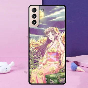 Puu Korv Anime Silikoon Soft Case For Samsung Galaxy S10 Pluss S8 S9 S20 FE S21 Ultra Lisa 20 Ultra Coque