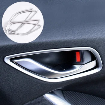 ABS Plastikust Mazda CX-5 2013 2016 aksessuaarid Auto sisemise ukse Kaussi protector raami Kaas Sisekujundus car styling 4 Tk