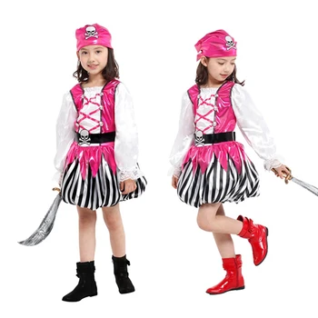 Tüdruk kleit sobiks Kerge materjal Slim piraat cosplay kostüüm Naiste riided Polüester materjali kõrge kvaliteet