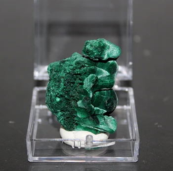 Looduslik ilus malahhiit mineraal-näidis kristall Kivid ja kristallid crystal Healing Tasuta laevandus kasti suurus on 3,4 cm