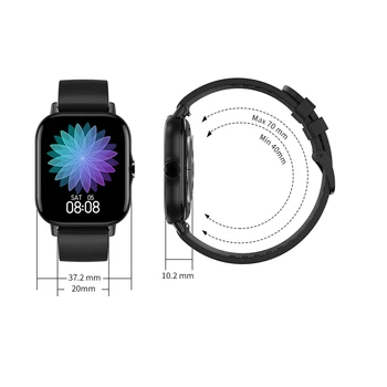 DT Nr 1 DT94 Smart Watch Mehed Naised Bluetooth Kõne 1.78 tolline 320*385 Ekraani IP67, Veekindel Muusika Smartwatch Jaoks Xiaomi Huawei