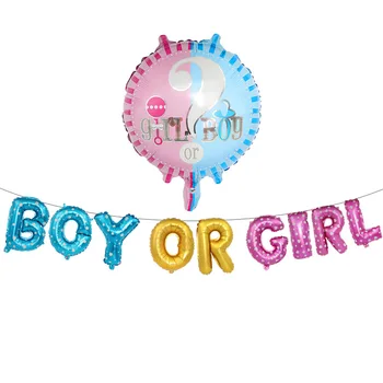 Sugu paljastada partei teenetemärgi õhupallid must poiss või tüdruk, poiss või tüdruk teenetemärgi õhupallid värvikas beebi soolise paljastada õhupallid