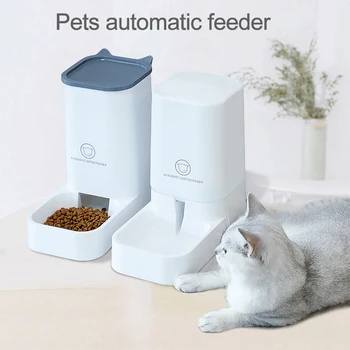 Lemmikloomad automaatne investor-kassid dog vee investor automaatne toidu investor lahti disain anti-ummikus automaatne söötmine kauss