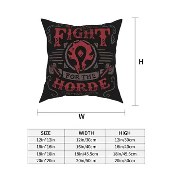 Võitlus Horde World Of Warcraft Wow Viska Padi Kaane Viska Padi Loominguline Pillowcover Home Decor