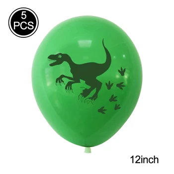 Dinosaurus Sünnipäeva Õhupallid Konfetit Õhupalli Müha Džunglis Loomade Partei Poiss Sünnipäeva Teenetemärgi Lapsed Baby Shower Õhu Ballon