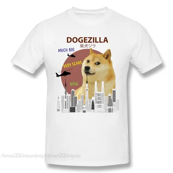 Tippkvaliteediga Rõivad Shib Mündi Shiba Doge Killer T-Särk Doge Dogecoin Wow Mood Lühikesed Varrukad Meeste Särk