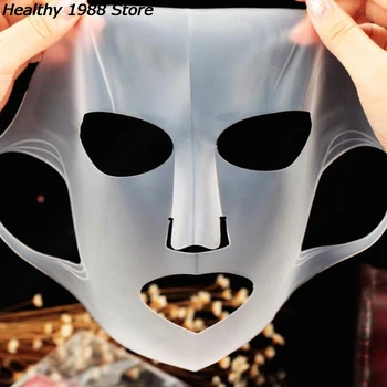 1tk Silikoon Niisutav Mask Korduvkasutatavad Veekindlad Mask Näo Hooldus Vahend, Et Vältida Aurustumist Õli Mask