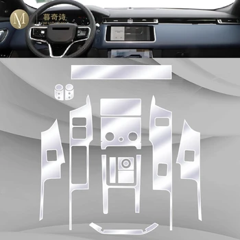 Maa Range Rover Velaarne 2019-2021Car Interjöör Center console Transparen TPÜ kaitsekile Anti-scratc Remont film Accessori