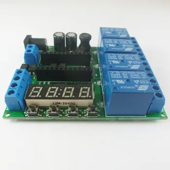 SM 5-24V 4 Channel mini Pro PLC Juhatuse Relee Kilp Moodul Arduino Multifunktsionaalne Viivituse Taimeri Lüliti Juhatus