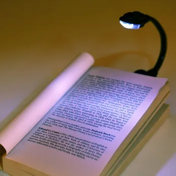 Paindlik Lugemise LED-Raamat, Valgus Clip-on Voodi Kõrval Laua laualamp Mini LED-Raamat, Kerge Muusika Valgusega lugemislamp Raamat Lamp