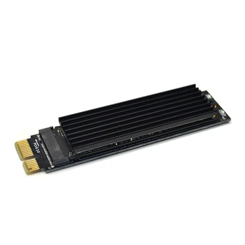 M. 2 NVME SSD Adapter NVMe, et PCIE 3.0 X1 Full Speed laienduskaardi M Võtme Pesa Heatsink Toetada 2230 2242 2260 2280 SSD