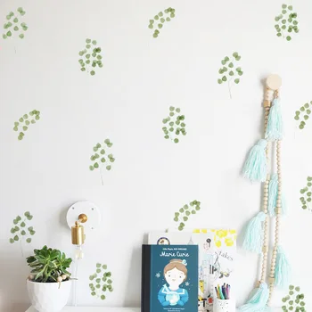 DIY Roheline Taimed Seina Kleebised, Põhjamaade Stiilis Akvarell Kleebised jaoks elutuba, Magamistuba, Kabinet, Lastetuba Decor, Masti