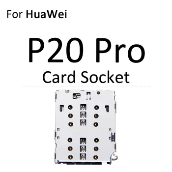 Sim-Mikro-SD-Kaardi Pesa pesast Plaadi Lugeja HuaWei P20 Pro Lite Adapter Konteineri Pesa Varuosad