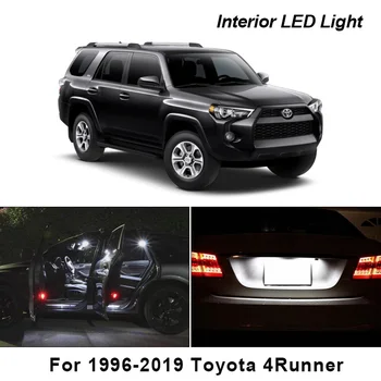 Eest 1996-2019 Toyota 4Runner Valge Auto Tarvikud Canbus vigadeta LED Salongi Kerge Lugemine Kerge Komplekt Kaart Dome Litsentsi Lamp