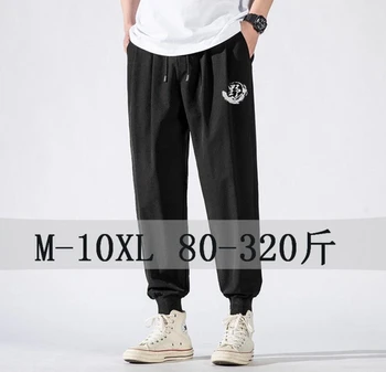 Suvine meeste suur müügi sport sweatpants korea stiilis suured 7XL 8XL 9XL 10XL püksid elastsus odav kodu püksid lahti Püksid