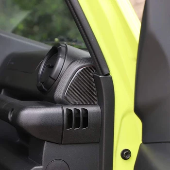 Näiteks Suzuki Jimny 2019 2020 Center Console Pool õhuava Dekoratiivsed Kleebised Auto Interjööri Aksessuaarid Carbon Fiber