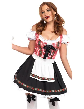 Naiste Oktoberfest Kostüüm Octoberfest Baieri Dirndl Neiu Talupoeg Kleidid, Täiskasvanud Isiku Cosplay Kostüüm
