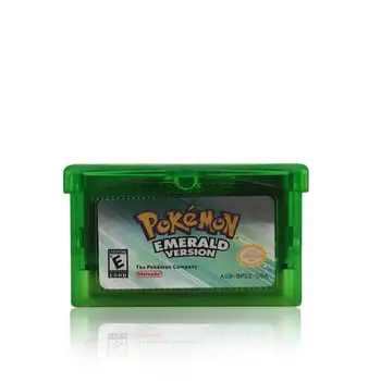 Pokemon Mängu Kaart Seeria Ruby Firered Emerald Sapphire Video Mängu Kasseti Konsooli Kaardi inglise Keeles NDSL GB, GBC GBM SOCIALI SP