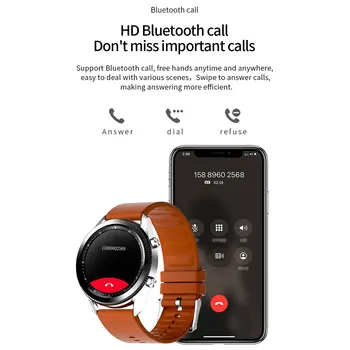 Uus Smart Watch Meeste Täielikult Puutetundlik Ekraan Fitness Tracker Veekindel Smartwatch Naiste Vererõhk Pöörlevad Bezel Ekraani Käevõru