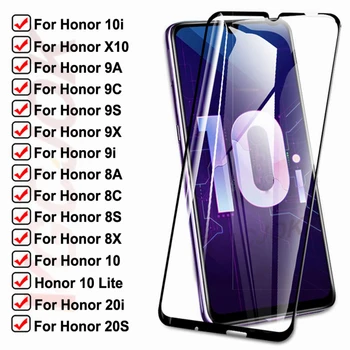 15D Karastatud Klaas Huawei honor 10i 9i 20i 20S X10 kaitseklaas Au 10 Lite 8A 8X 8S 8C 9A 9X 9C 9S Ekraani turvakilede